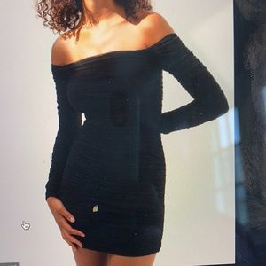 aritzia/babaton off the shoulder dress